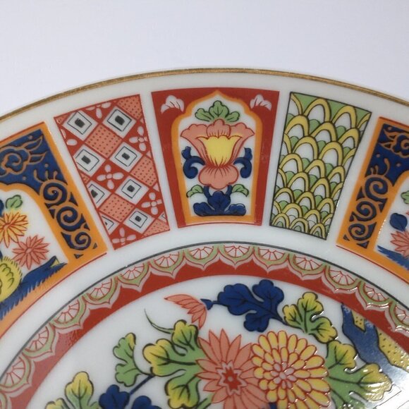 Imari Wall Plate Porcelain Plaque Made in Japan Set of 4 VTG Ware 6 1/4" - Picture 14 of 14